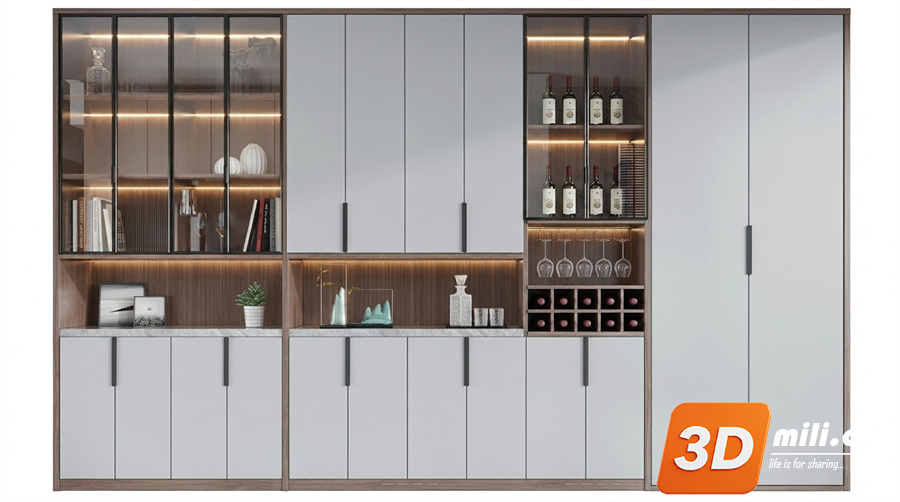 Wine cabinet Skp Files